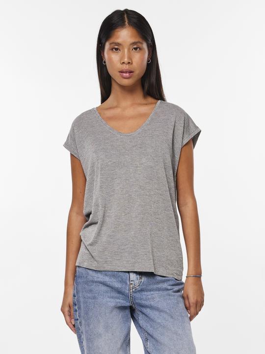 Actual product image Pieces Pcbillo Tee Lurex Stripes Noos Bc (XXL)