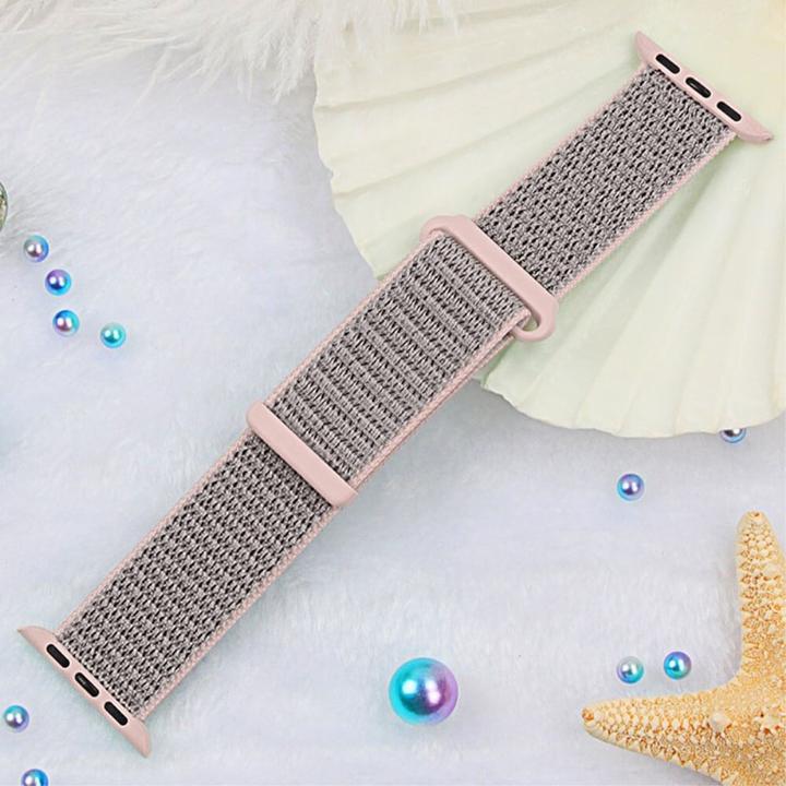 Actual product image Cover-Discount Apple Watch 44/45/46/49mm - Nylon fabric band flexible with velcro (Nylon)