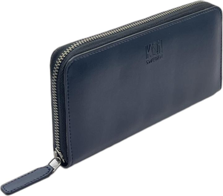 Actual product image Ikon Sweden Kivik apple leather zip wallet large