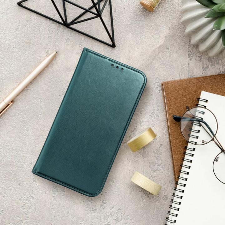 Produktbild OEM Book case SMART MAGNETO Book case for SAMSUNG A56 dark green (Oppo A56)