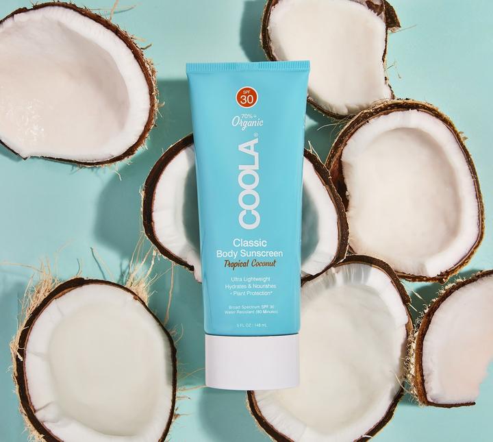 Actual product image Coola Suncare Classic Lotion Tropical Coconut (Sun cream face, SPF 30, 148 ml, 148 g)