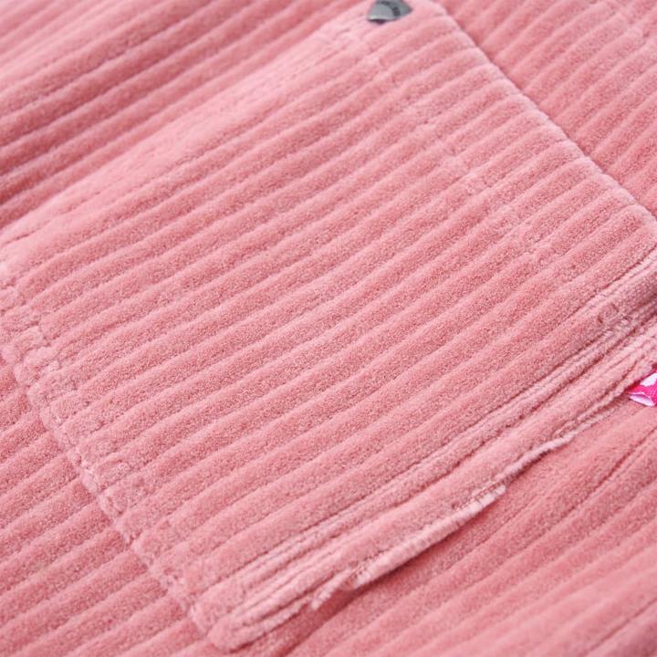 Produktbild VidaXL Kinder-Latzkleid Cord Hellrosa 104,Material: 58 % Baumwolle (104)