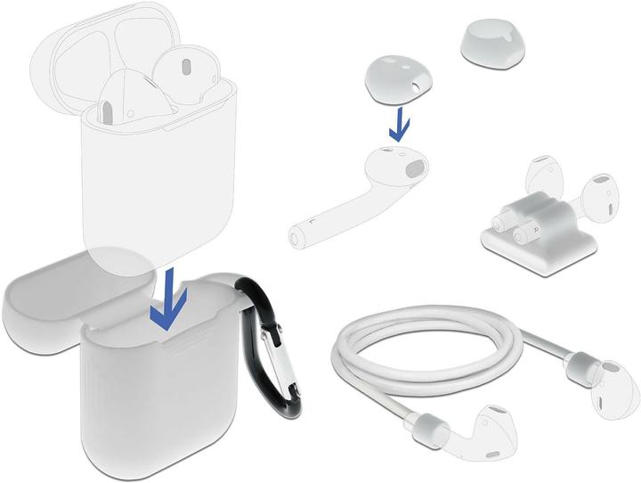 Immagine prodotto Delock Kit di accessori per cuffie senza fili (Borsa per cuffie)
