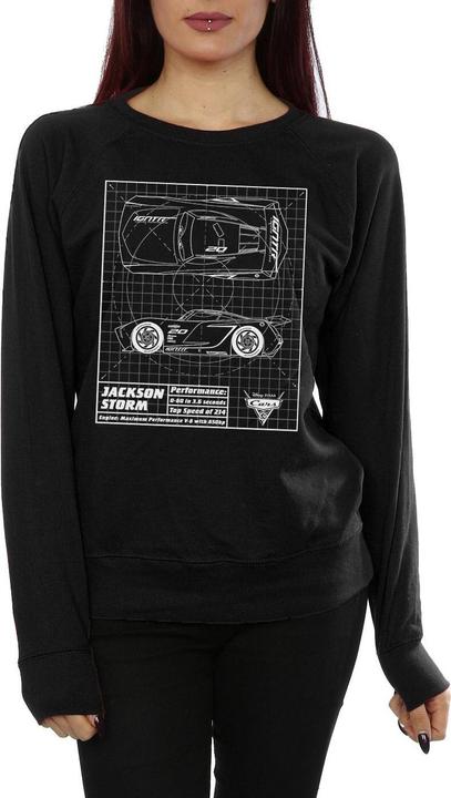 Produktbild Disney Cars Jackson Storm Blueprint Sweatshirt (XXL)
