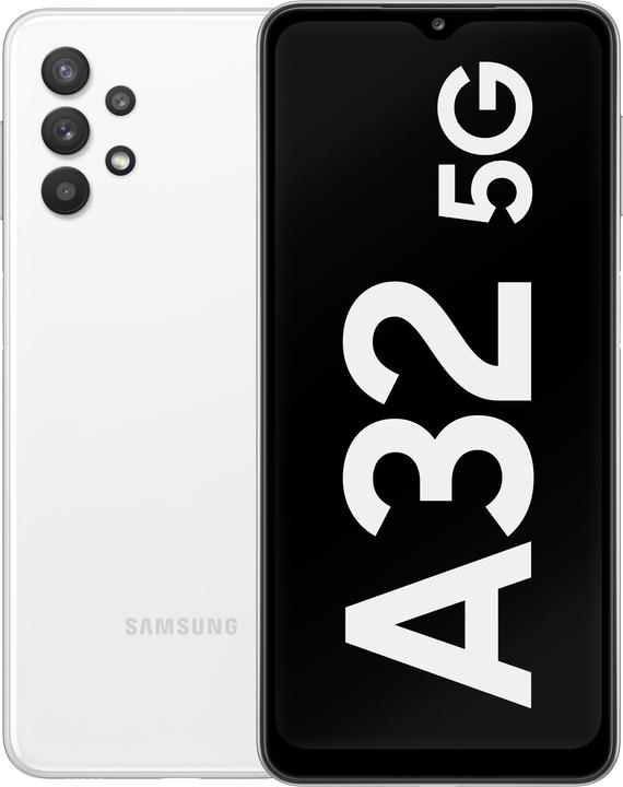 Produktbild Samsung Galaxy A32 5G EU (128 GB, White, 6.50", Dual SIM, 48 Mpx, 5G)