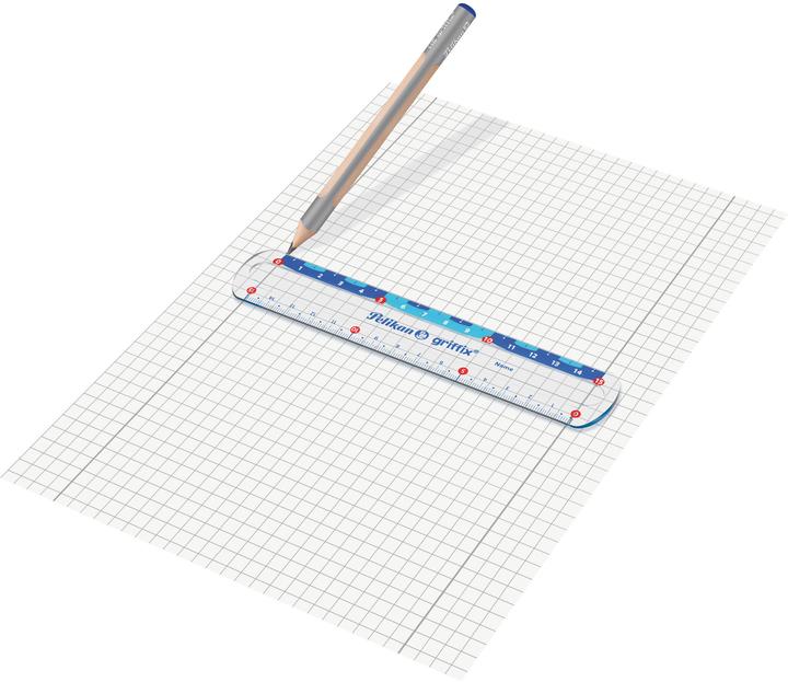 Produktbild Pelikan Lineal 15cm Griffix blau (150 mm)