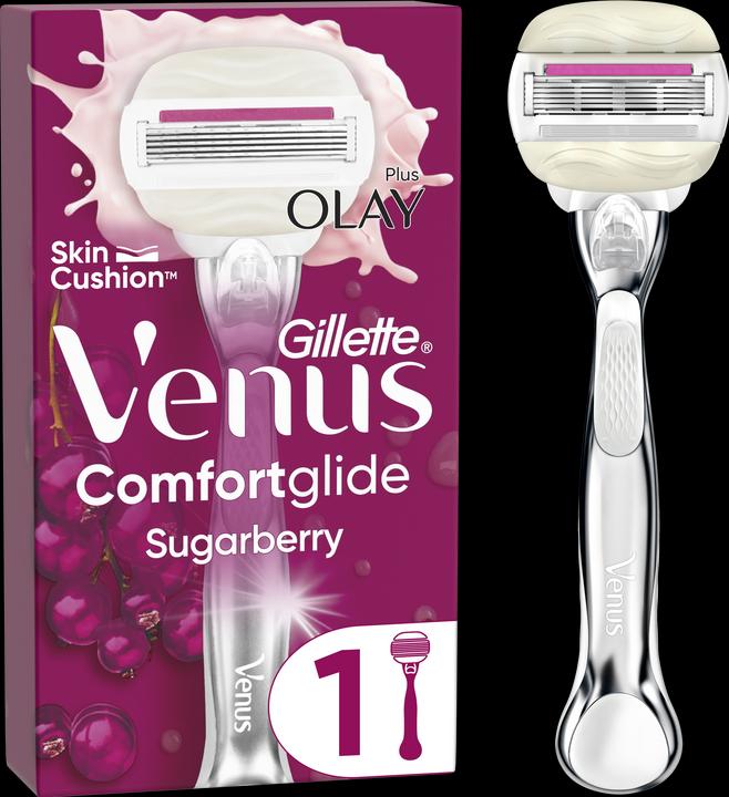 Produktbild Gillette Venus Gillette - Venus ComfortGlide Sugarberry - Women's razor + 1 head 1.0pcs