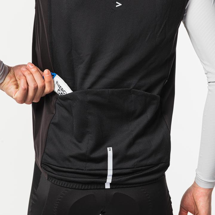 Image du produit Van rysel Gilet coupe-vent vélo route homme - RCR noir (XXL)