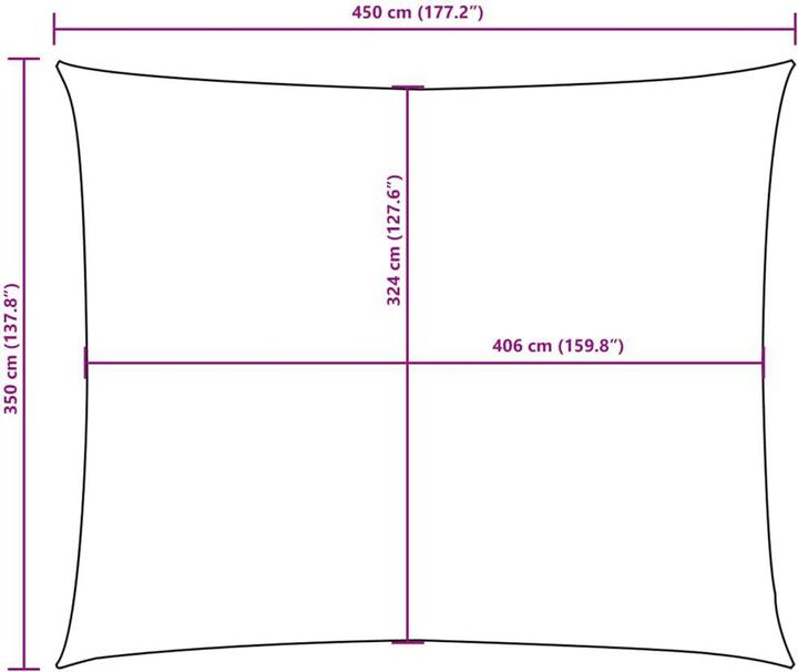 Actual product image VidaXL Nezhatok (350 x 450 cm)