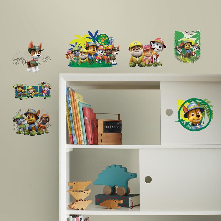 Productafbeelding Paw Patrol - Jungle Peel And Stick Muurstickers