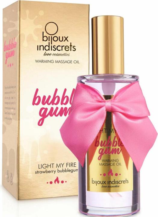 Immagine prodotto Bijoux Indiscrets Olio Per Massaggi Light My Fire Effetto Riscaldante Aroma Di Gomma