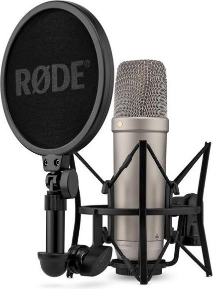 Actual product image RØDE NT1 5th Generation Microphone Silver with K&M articulated arm