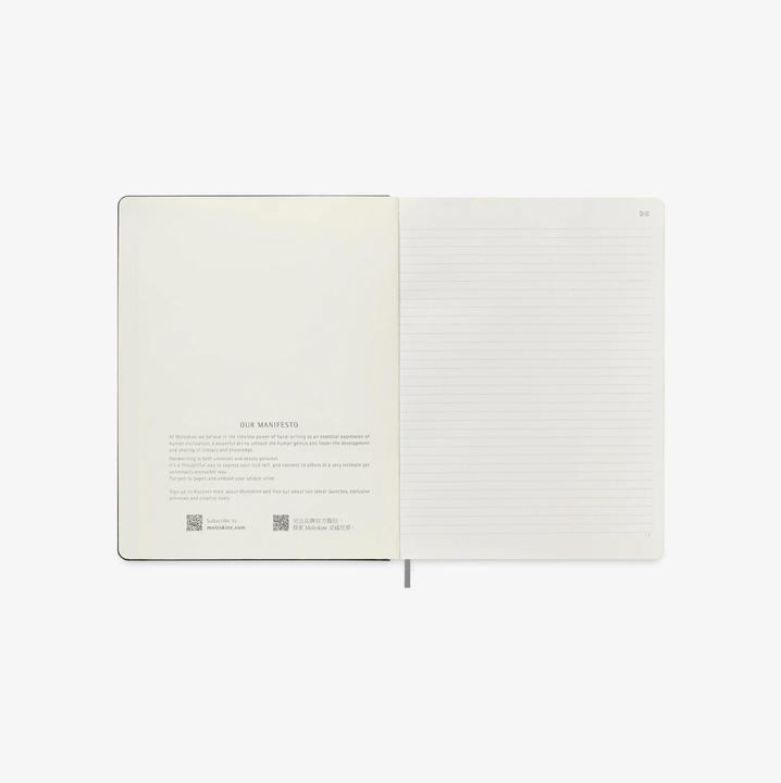 Actual product image Moleskine Smart Notebook (A4, Lined, Hardcover)