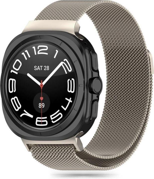 Immagine prodotto Tech-Protect MilaneseBand per Samsung Galaxy Watch Ultra (47 mm) - Beige (Acciaio inossidabile)