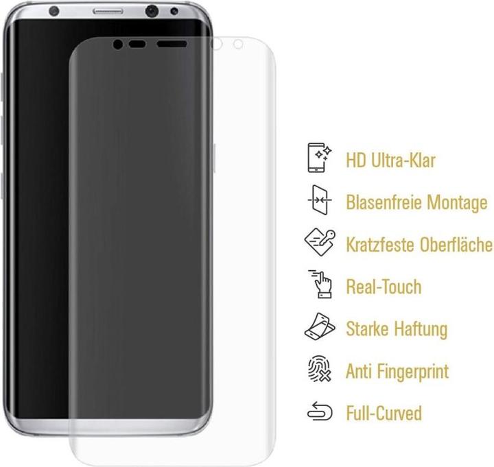 Produktbild Protectorking 2x Panzerfolie Anti-Shock HD Klar (2 Stück, Samsung Galaxy S9+)