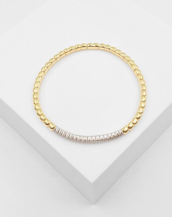 Actual product image Muau Flexarmband 750/18K Bicolor, Diamant 0.40ct. 17cm (17 cm)