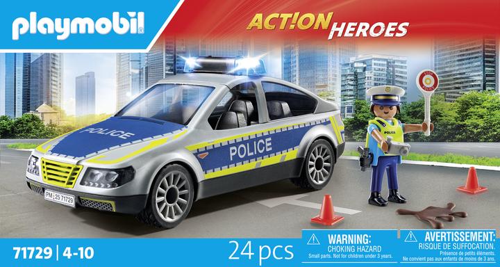 Actual product image Playmobil Police patrol car (71729, Playmobil Action Heroes)