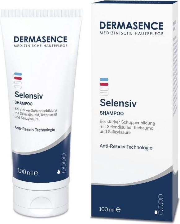 Produktbild Dermasence Selensiv Shampoo bei starker Schuppenbildung, 100 ml Shampoo (100 ml, Flüssiges Shampoo)