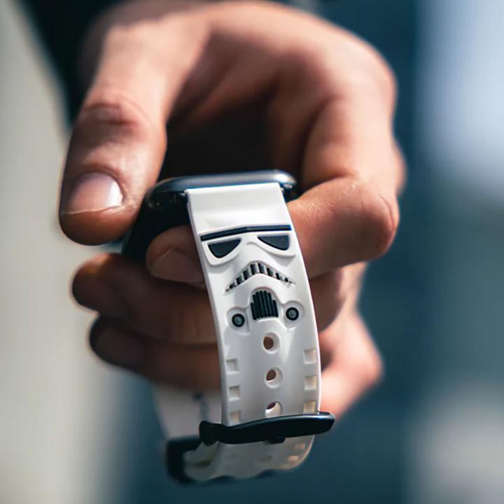Produktbild Moby Fox Star Wars - Apple Watch Armband 38/40/41/42/44/45/49 mm (Stormtrooper 3D) (Silikon)