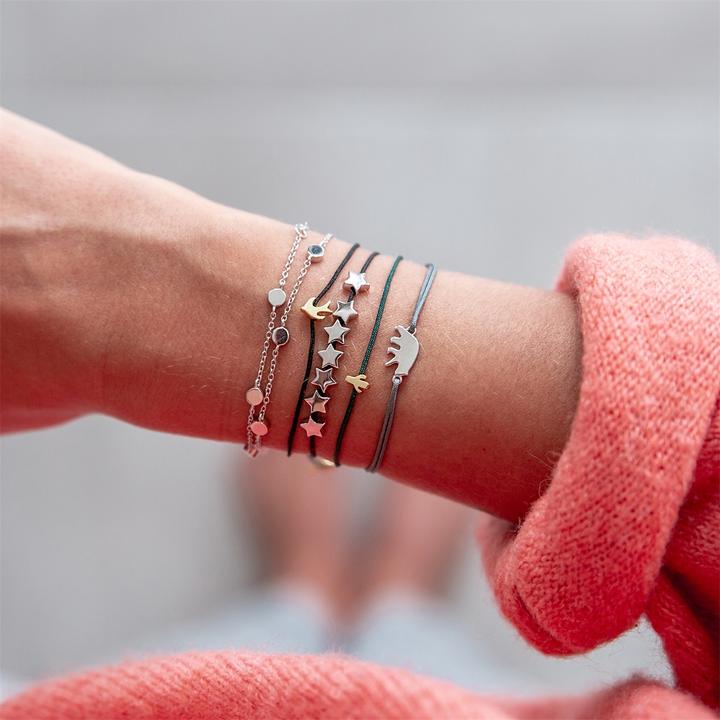 Produktbild Glanzstücke München Damen Eisbär Sterling Silber silber 15,0 - 22,0 cm, flexibel einstellbar - 10172 (22 cm, Sterling Silber)