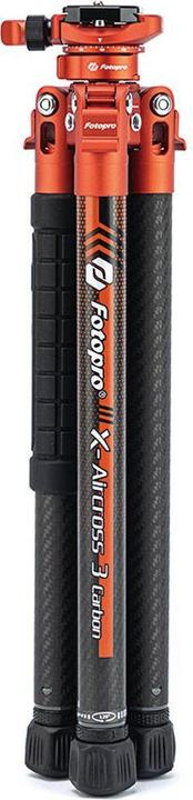 Actual product image Fotopro X Aircross 3 Lite Carbon Tripod Oranje