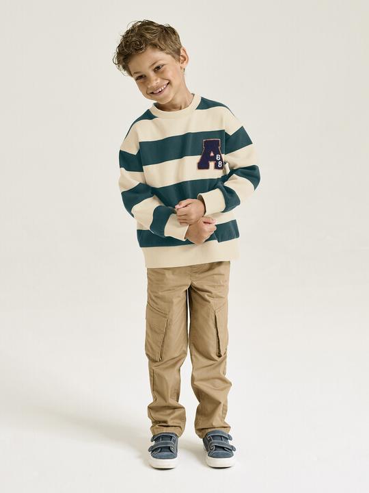 Produktbild Vertbaudet Jungen Sweatshirt mit Frottee-Patch (104)