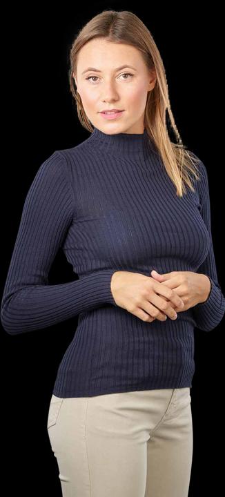 Armedangels Alaania Pullover Stand-Up Collar Night Sky