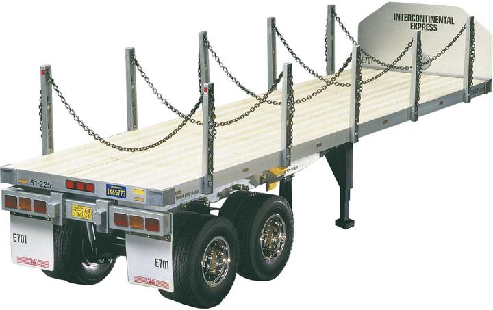 Actual product image Tamiya flatbed trailer 1/14 (Kit)