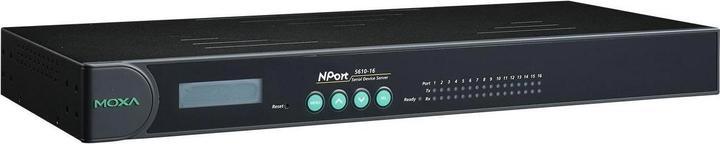 Actual product image Moxa NPort 5610-16, LAN RS232 Server