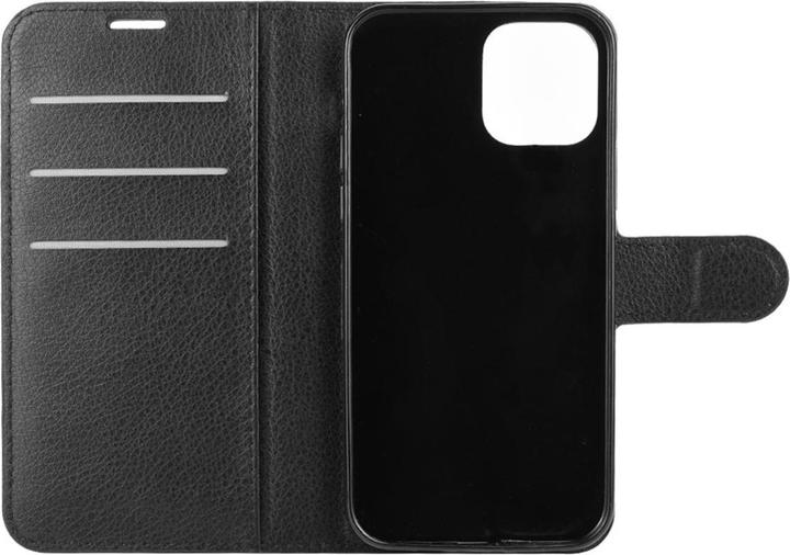Produktbild König Design Hülle Handy Schutz für Apple iPhone 12 Mini Case Cover Tasche Etuis Schwarz Neu (Apple iPhone 12 mini)