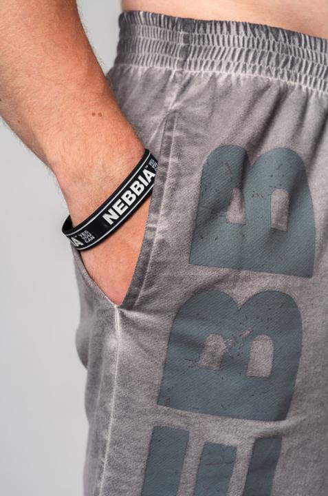 Produktbild Nebbia Washed-off Sweatshorts 367 - light grey (L)