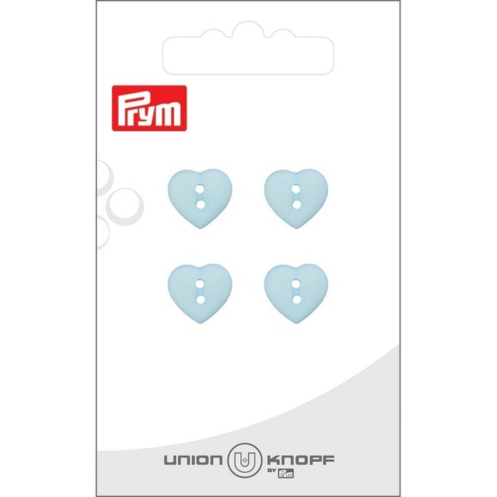 Immagine prodotto Prym Bottoni cuore 12 mm, 4 pezzi, blu