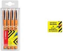 Produktbild STABILO worker+ Tintenroller (Grün, Rot, Blau, Schwarz, 4 x)