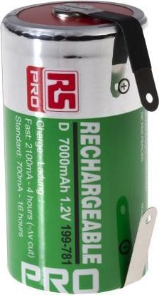 Immagine prodotto Rs Pro Batteria NiMH dimensione D 7000mAh (D, 7000 mAh)