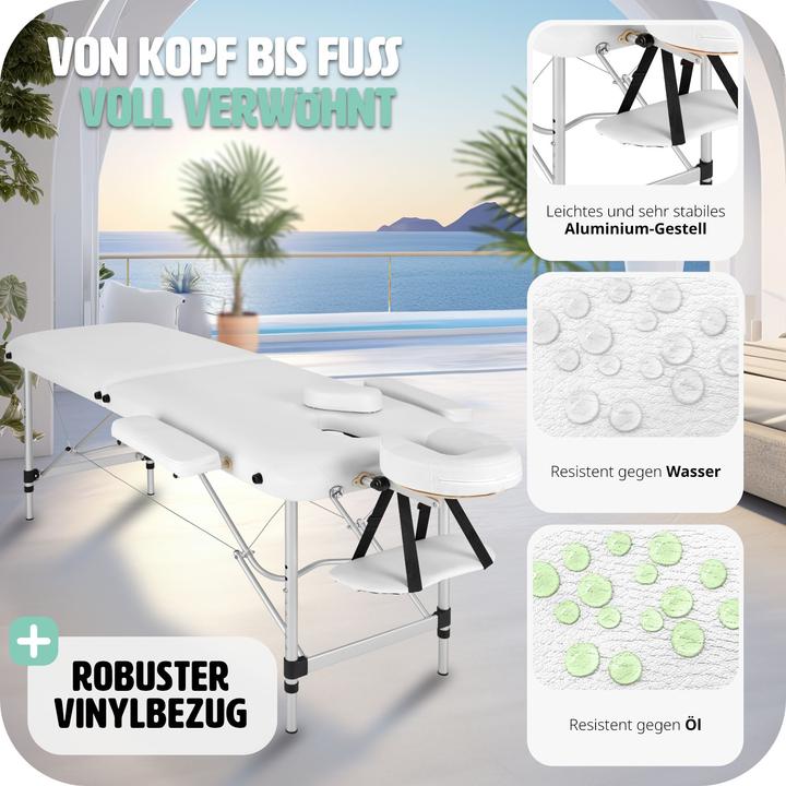 Image du produit tectake Table de massage 2 zones