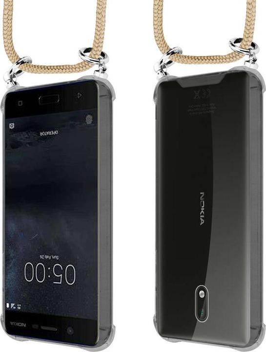Produktbild Cadorabo TPU Handy Kette SILBER Cover