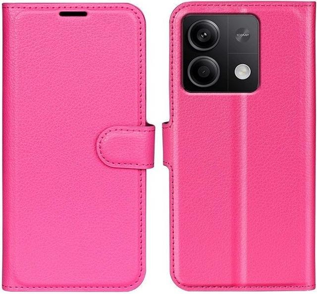 Actual product image MU Classic Litchi Leather Bookcover Series (Xiaomi Redmi Note 13 5G)