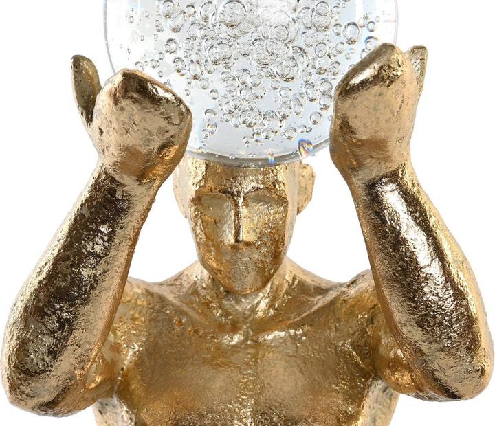 Produktbild DKD Home Decor Deko-Figur Schwarz Gold Harz Herren Moderne (17 x 16 x 31,5 cm)
