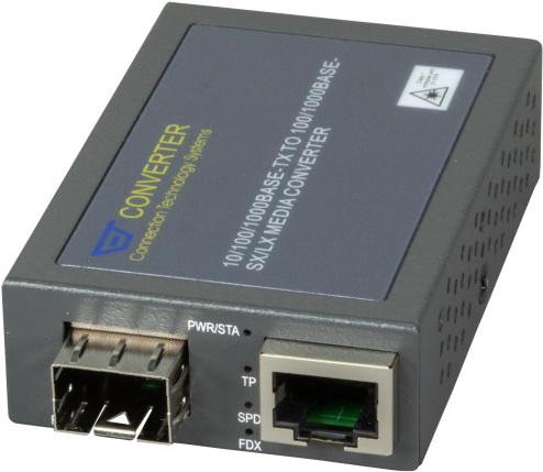 Image du produit EFB Elektronik Convertisseur de média compact EFB RJ45-SFP, 100/1000Mbps