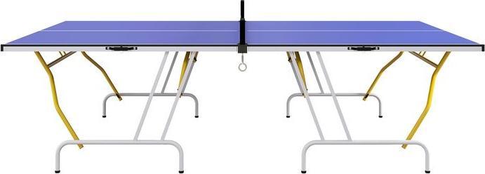 Swisshandel24 Tischtennisplatte klappbar, 2 Schläger, 3 Bälle, Blau