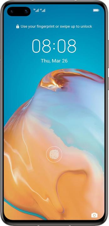 Actual product image Huawei P40 (128 GB, Blush Gold, 6.10", Hybrid Dual SIM + eSIM, 50 Mpx, 5G)