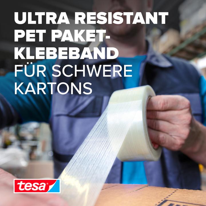 Immagine prodotto tesa tesapack ULTRA RESITANT nastro di filamenti rinforzato con fibra di vetro (25 mm)