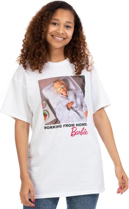 Actual product image Barbie Womens/Ladies Working from Home T-Shirt (S)