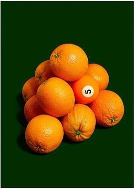 Actual product image Poster & Frame Affiche artistique les oranges 50x70 cm (50 x 70 cm)
