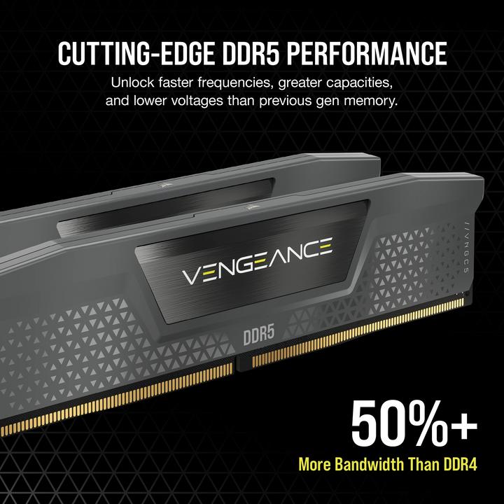 Produktbild Corsair DIMM 32 GB DDR5-6000 (2 x 16GB, 6000 MHz, DDR5-RAM, DIMM)