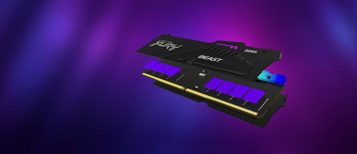 Image du produit Kingston 64GB DDR5 6000MT/S CL30 DIMM (2 x 32GB, 6000 MHz, RAM DDR5, DIMM)