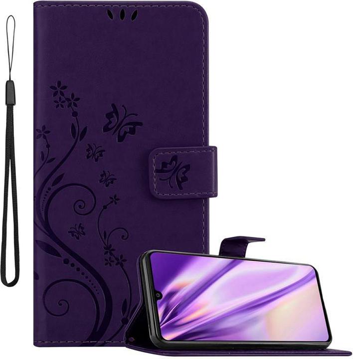 Floral dark purple