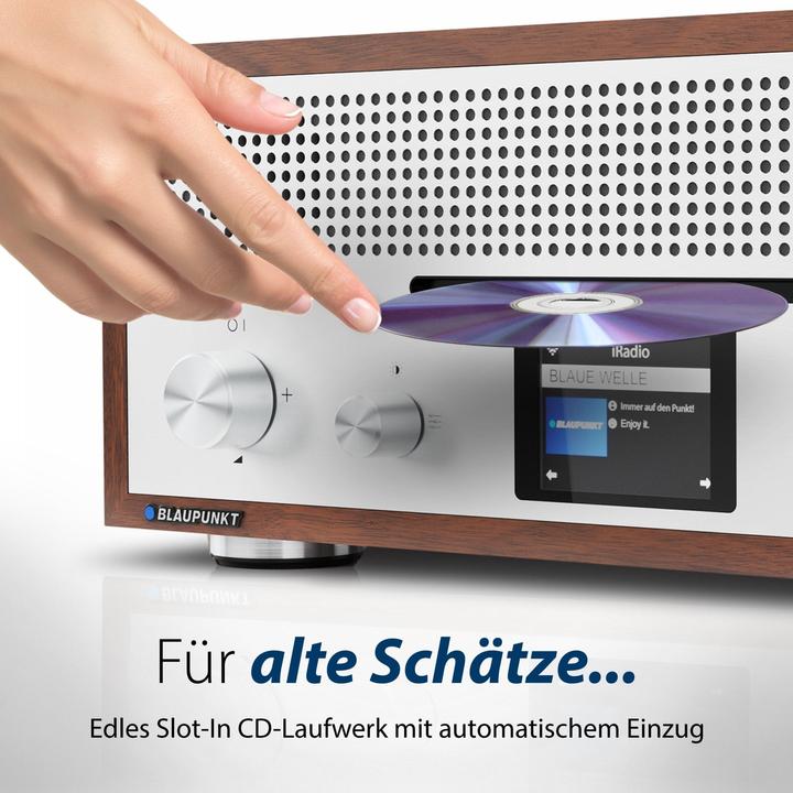 Produktbild Blaupunkt Nostalgie Internetradio mit CD | MILANO