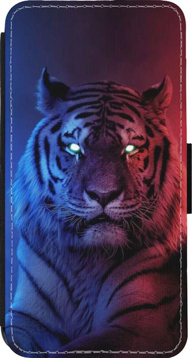 Actual product image PhoneLook Cover Wallet Black Tiger Blue Red (Apple iPhone 13 Pro)