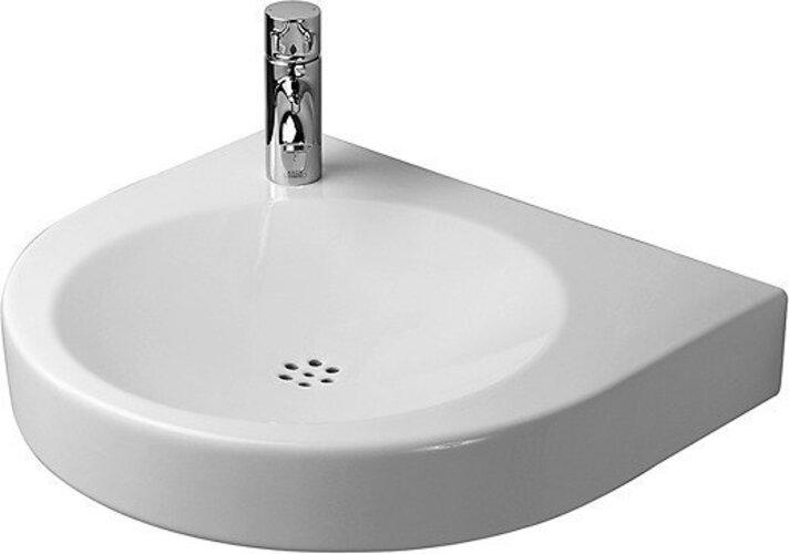 Image du produit Duravit lavabo H70 Architec 575mm sans trop-plein, avec table de robinetterie, avec trou de robinet (520 mm, 575 mm)